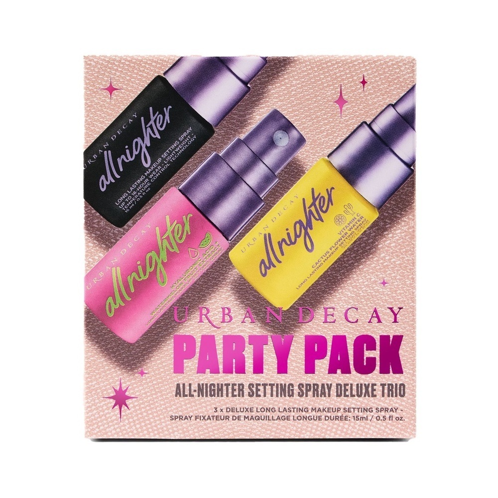 Urban Decay Party Pack All-Nighter Setting Spray Deluxe Trio‎